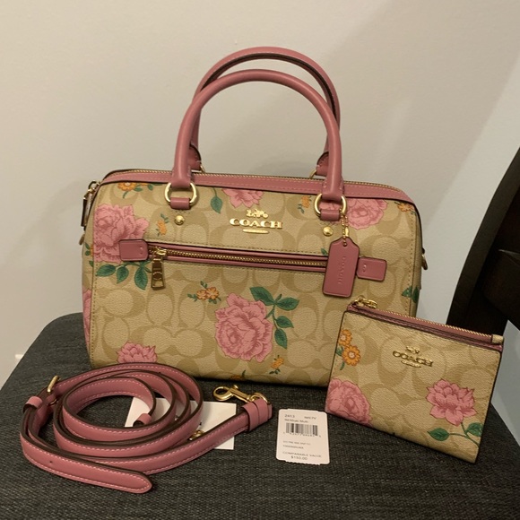 NEW COACH prairie rose print set - Picture 4 of 16